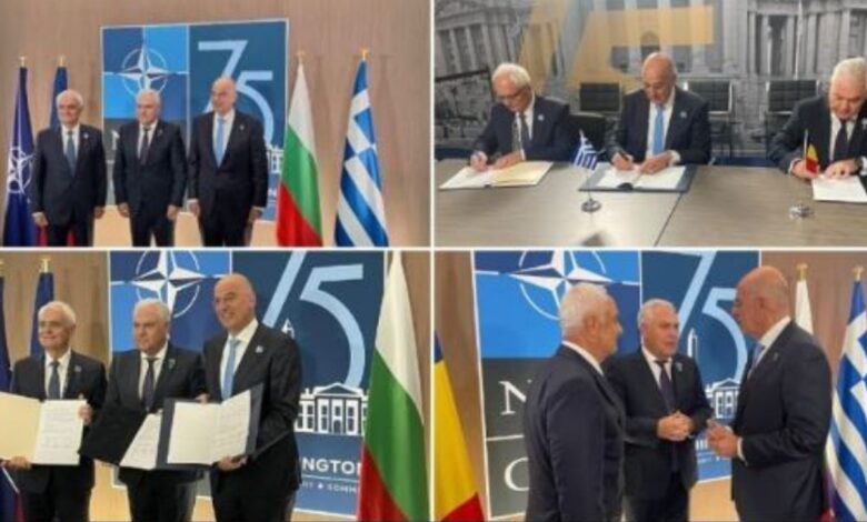 Greece, Bulgaria and Romania agree to create a military corridor in Eastern Europe