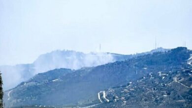 Hezbollah set fire to the town of Ramot Naftali + video