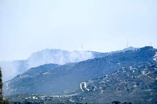 Hezbollah set fire to the town of Ramot Naftali + video