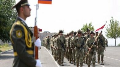 Holding a 9-day joint exercise between Armenia and the United States