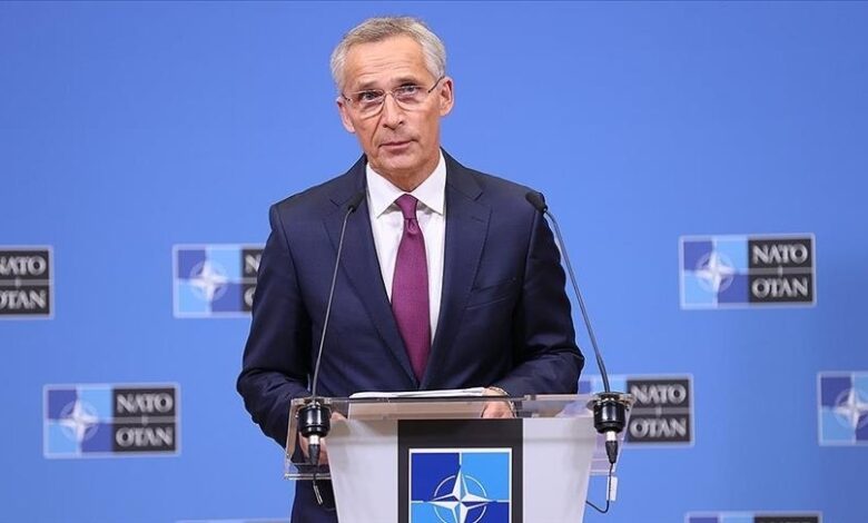 Jens Stoltenberg at the last NATO meeting as Secretary General