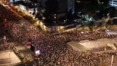 Massive demonstrations of Zionist settlers in Tel Aviv + video