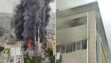 Massive fire in a shopping mall in China/ 6 people were killed