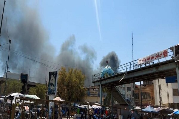 Massive fire in Baghdad + video