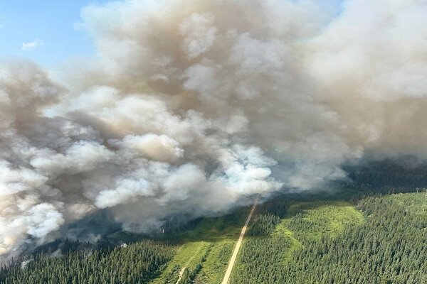 Massive fire in the tourist town of “Jasper” in Canada