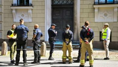 Molotov cocktail attack on the Royal Palace of Norway/ Suspect arrested