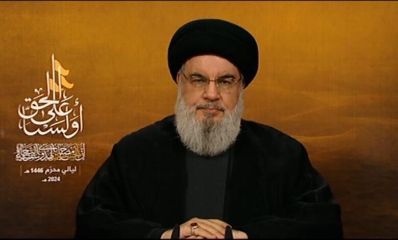 Nasrallah: No one should be allowed to create sedition in Lebanon