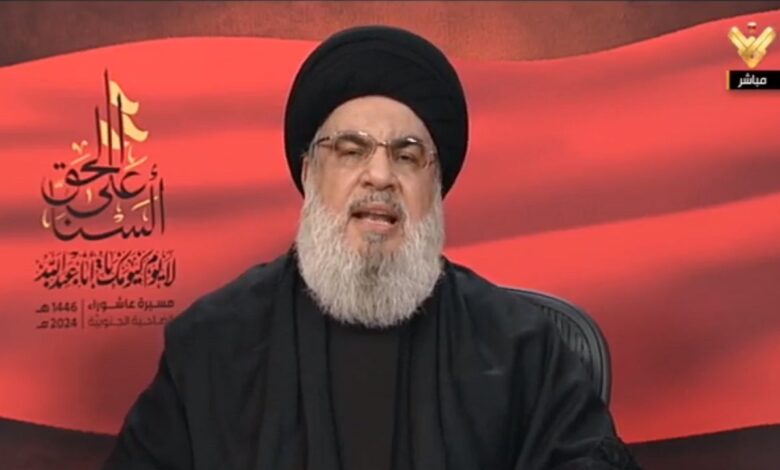 Nasrallah: The Zionist regime has been hit by the resistance