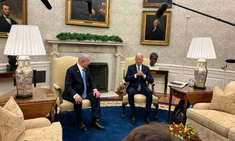 Netanyahu: I thank Biden for supporting Israel