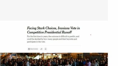 New York Times: It is difficult to predict the outcome of the Iranian elections