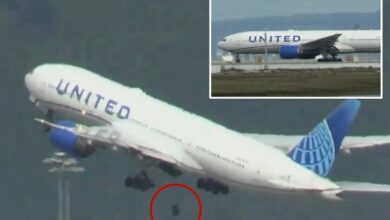 One day after admitting fraud / Boeing’s wheel was torn off in the sky!