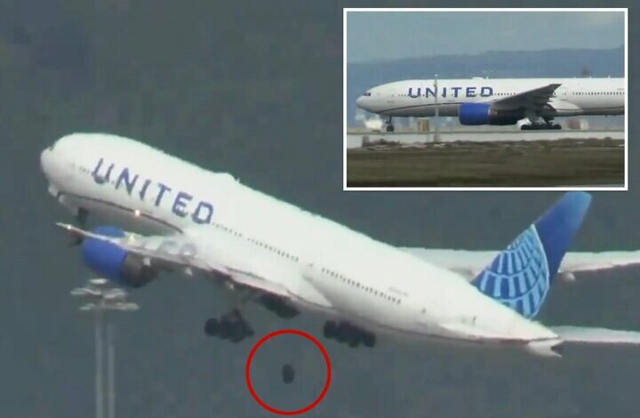 One day after admitting fraud / Boeing’s wheel was torn off in the sky!