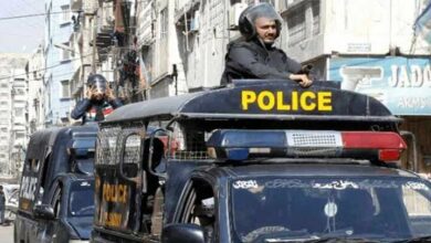 Pakistan police patrol car overturned/ 4 security forces were killed