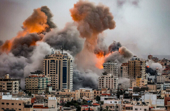 Palestinian houses were razed to the ground in Rafah