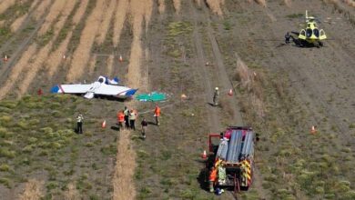 Plane crash in England left 2 dead