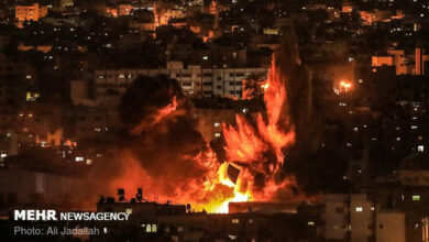 Relentless bombing of the residential areas of the Gaza Strip