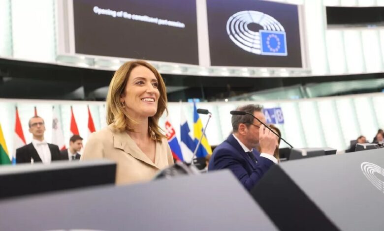 “Roberta Metsula” became the President of the European Parliament again