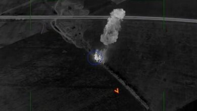 Russian drones destroyed more than 10 Ukrainian military vehicles + video