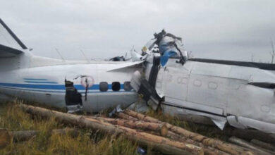 Russian passenger plane crashed/ 3 people were killed