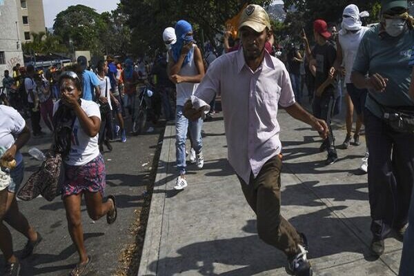 The anger of the US and the opposition was triggered by the election result/riot in Caracas