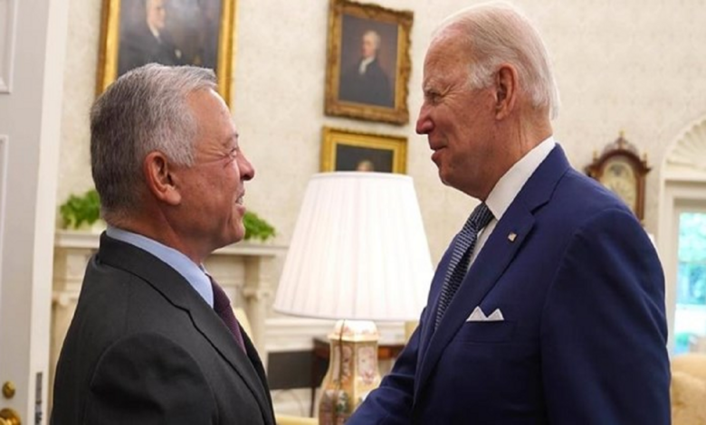 The conversation between Biden and the King of Jordan about the Gaza ceasefire