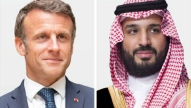 The conversation between the Crown Prince of Saudi Arabia and the President of France centered on the developments in Gaza