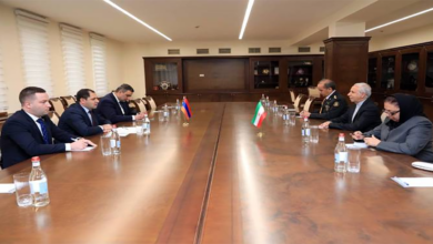 The conversation of the Minister of Defense of Armenia with the Ambassador of the Islamic Republic of Iran