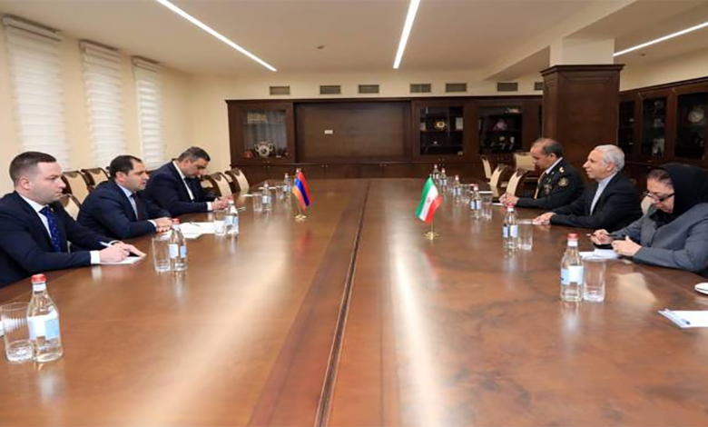 The conversation of the Minister of Defense of Armenia with the Ambassador of the Islamic Republic of Iran