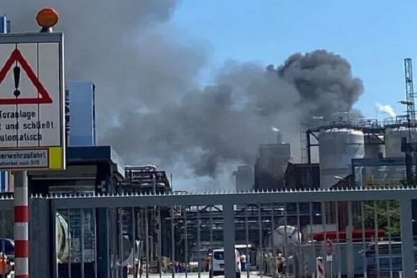 The explosion in the largest chemical factory in Germany/14 people were injured