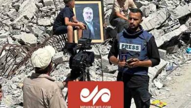 The first moments of the martyrdom of Al Jazeera’s reporter and cameraman in Gaza