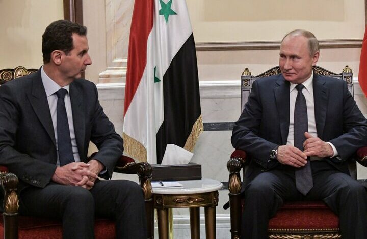 The meeting between “Putin” and “Bashar Assad” in Moscow/West Asia is the main focus of the talks