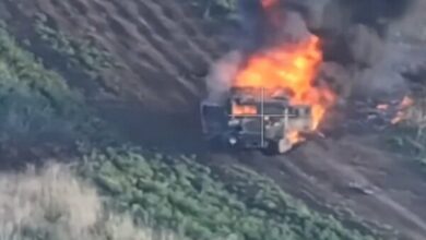 The moment of the destruction of the “Hummer” armored vehicle made by Russia by Russia + video