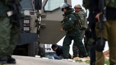 The number of detainees in the West Bank exceeded 9,600