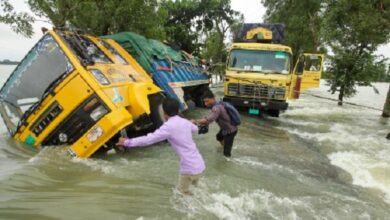 The number of victims of landslides in India reached 153 people