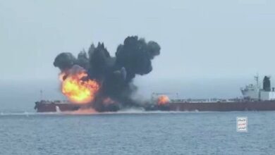 The operation of the Yemeni army in targeting an oil tanker linked to the Zionist regime + video