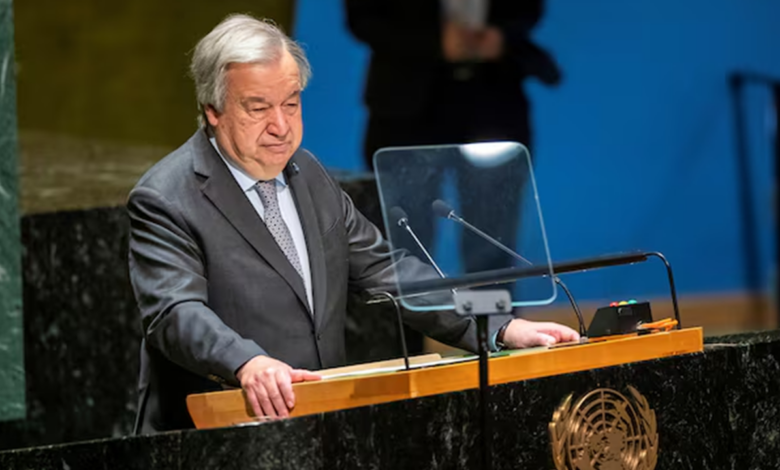 The Secretary General of the United Nations called for an international ceasefire during the Olympics