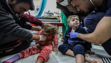 The spread of infectious diseases in Gaza