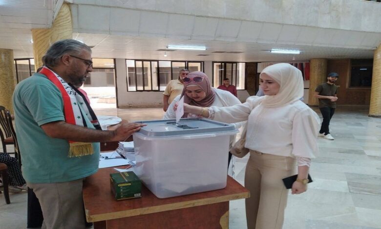 The start of parliamentary elections in Syria