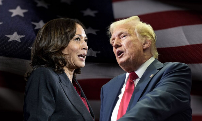 The two-point gap between Trump and Harris in the polls