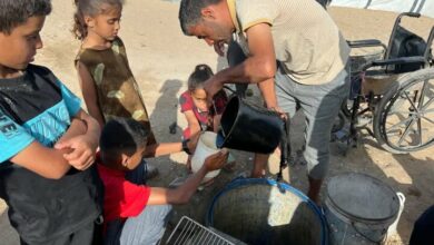 The Zionists did not spare even the water wells in Gaza