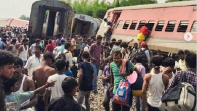 Train derailment in India / 2 people were killed + video