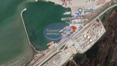 Ukraine’s drone attack on Crimea killed 6 and injured a cargo ship