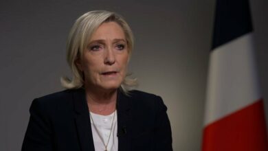 What decisions does Le Pen have in mind about Ukraine?