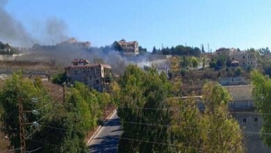 A drone attack on a car in southern Lebanon