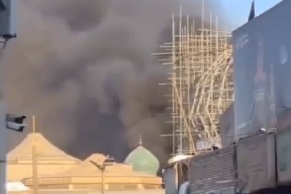 A fire in one of the hotels in Karbala + film