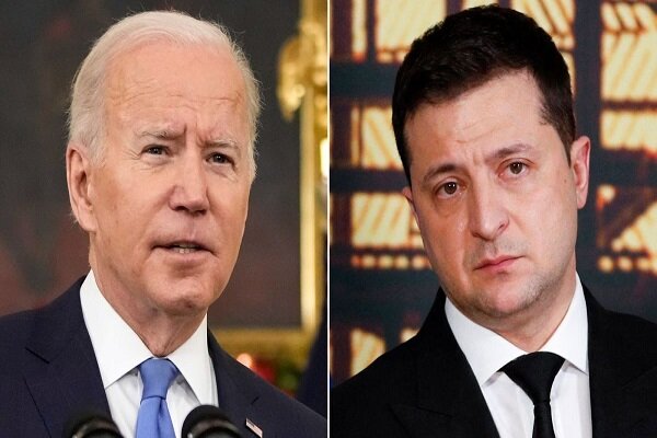 “Biden” and “Zelensky” consultation axes