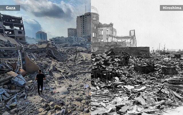 Brazen justifications, from Hiroshima to Gaza