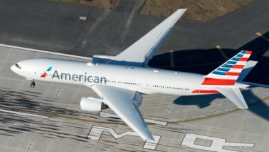 Cancellation of all American Airlines flights to occupied territories until April 2025