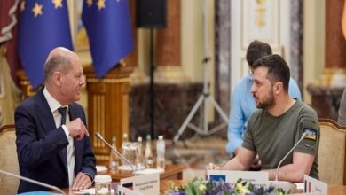 Consultation between the President of Ukraine and the Chancellor of Germany