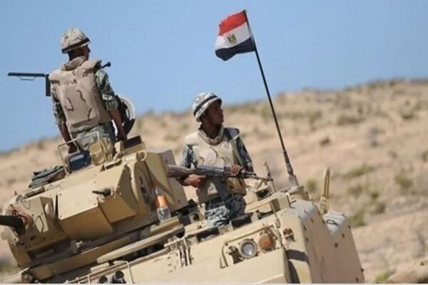 Egyptian soldiers were killed in the confrontation with the invaders in Rafah